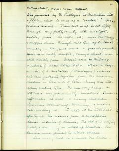 Pitt Rivers Museum, Manuscript Collections, Balfour Papers 1/7, diary of a voyage to Australia (1914), p.66.